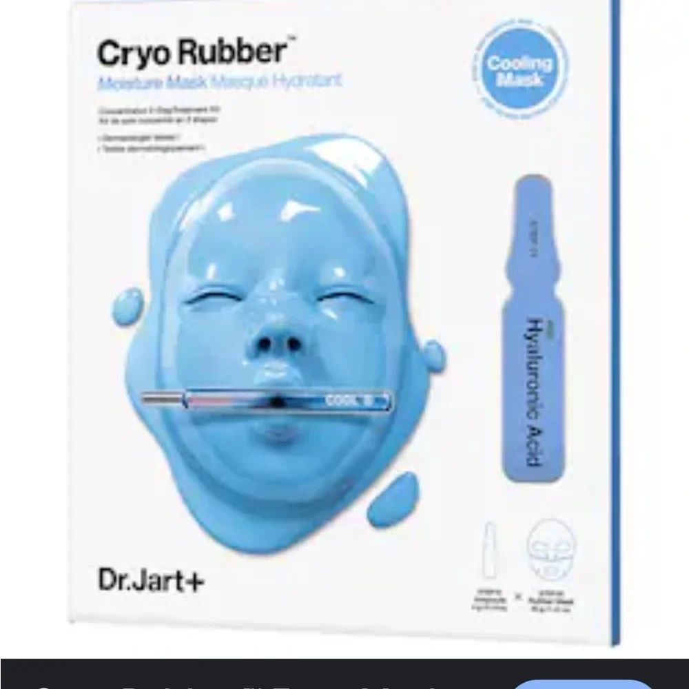 DR JARTt CRYO RUBBER MOISTURE MASK/COOLING MASK CONCENTRATED TWO STEP TREATMENT